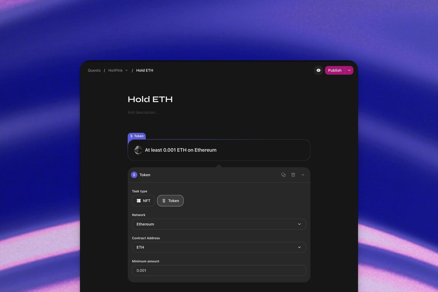 Token task