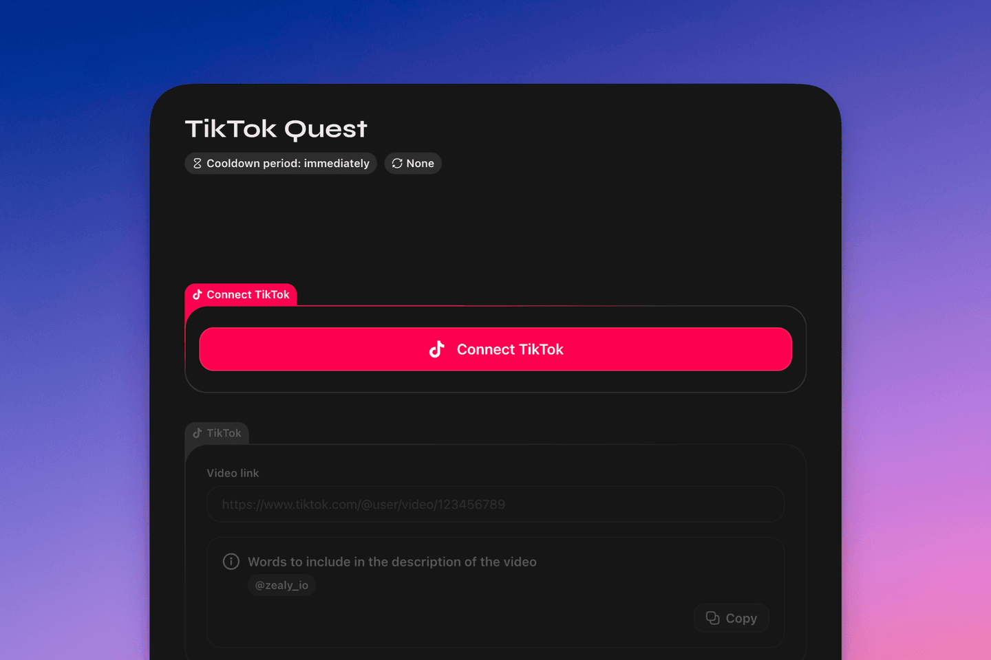 TikTok tasks